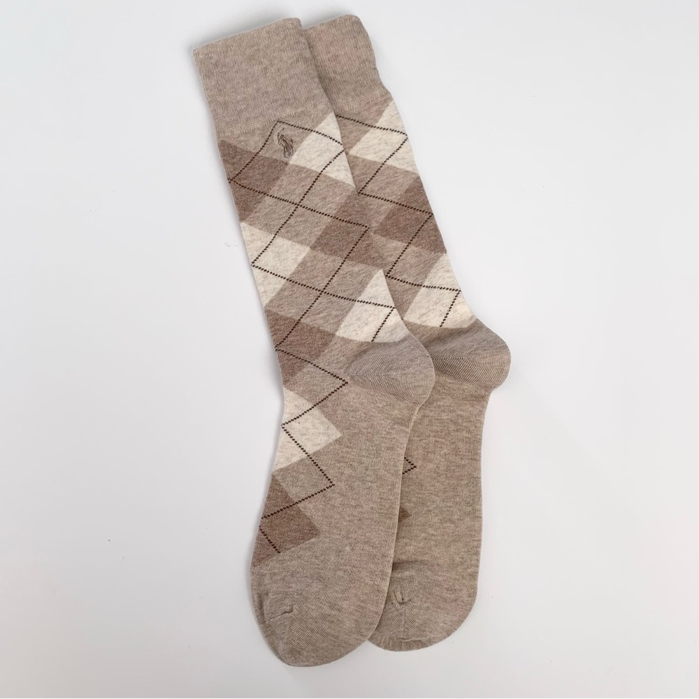 Hold Nwot Argyle Patterned Long Socks - image 8